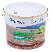 Масло для древесины Woodex Aqua Wood Oil Бесцветное (2.7л)