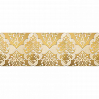 Бордюр Магриб 8.5*25 см цвет золотой, LB-CERAMICS 1508-0006 купить