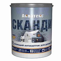Антисептик для дерева кроющий Акватекс Сканди Альпийское утро (0.75л)