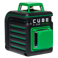 Лазерный нивелир ADA CUBE 2-360 Green Ultimate до 70м +/-0.3мм/м