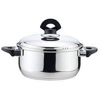 Кастрюля с крышкой P-01А-24  5,9л Mallony 981035