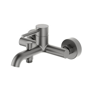 Смеситель для ванны ЕВРОПА Aquatek AQ1340BGM черный хром купить