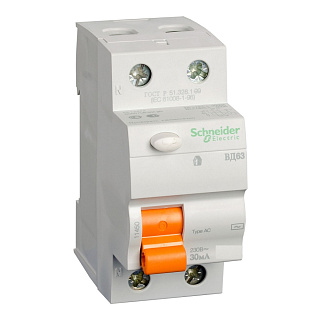 Автомат УЗО ВД63 2п 40А 300mA 11453 Schneider Electric купить