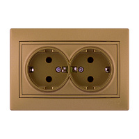 Розетка LEZARD MIRA 701-1313-127 2-местная