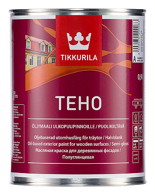 Краска масляная для дерева Tikkurila Teho Белая полуглянцевая (0.9л) купить
