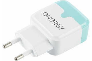 Устройство зарядное сетевое ET-33 2 USB разъема белый ENERGY 104291 купить