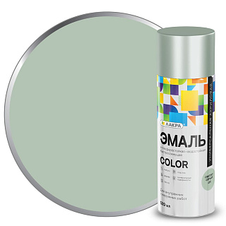 Эмаль аэрозольная Лакра Color 8300180 универсальная светло-серая 125 купить