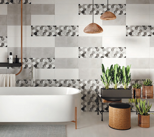 Плитка настенная Kosmo 20*44 см цвет многоцветный, Cersanit KQG451 купить