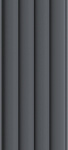 Панель Реечная МДФ Wave De Luxe Black Lead 2700*119*16мм Стелла Панель Реечная МДФ Wave De Luxe Black Lead 2700*119*16мм Стелла