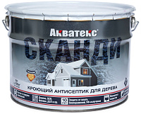 Антисептик кроющий для дерева Акватекс Сканди бесцветный база С (9л)