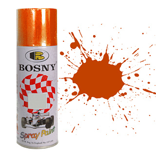 Краска акриловая аэрозольная BOSNY Оранжевая №141 купить