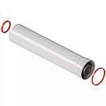 Удлинитель дымохода коаксиальный раструбный 60/100 L2000 Rommer RCA-6010-002000 Удлинитель дымохода коаксиальный раструбный 60/100 L2000 Rommer RCA-6010-002000