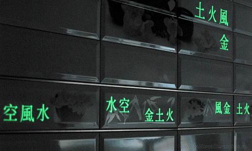 Панно Composicion Japan Tea 04 20*60 см (4 плитки), Absolut Keramika купить