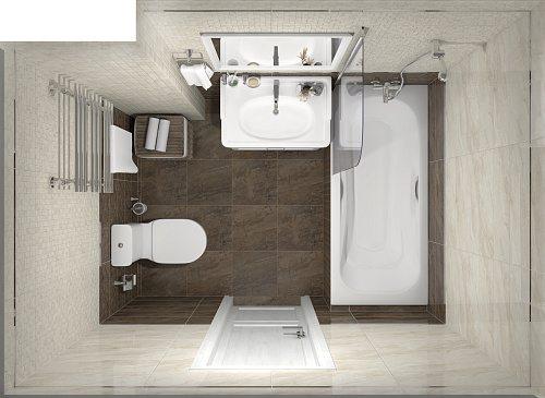 Плитка настенная Royal бежевая мозаика 20*60см Laparet 60053 купить