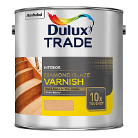 Лак паркетный Dulux Diamond Glaze Бесцветный полуматовый (2.5л)