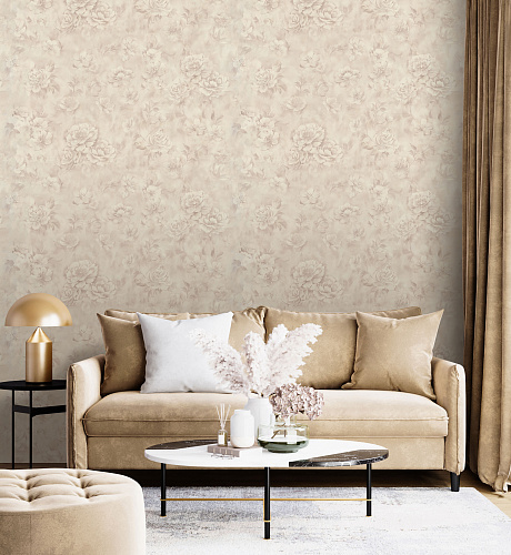 Обои горячее тиснение 1.06*10м бежевые Eurodecor 7143-01 купить