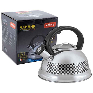 Чайник из нерж. стали MAL-0417C 3л  купить