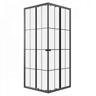 Ограждение душевое Eco 90*90*190см Niagara NG-1009-14QKL черный купить