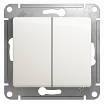 Выключатель Schneider GLOSSA  GSL000151 2-клавишный