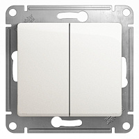 Выключатель Schneider GLOSSA  GSL000151 2-клавишный