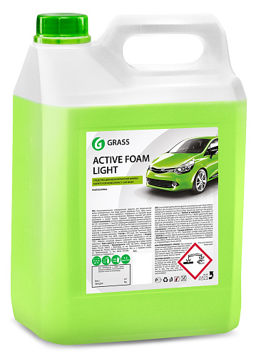 Автошампунь-моющее средство для бесконтактной мойки GRASS 5.0кг канистра Active Foam Light (132101) купить