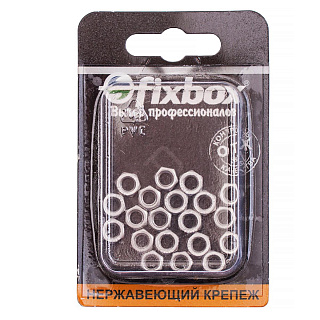 Гайка нержавеющая Fixbox M5 (20 штук) DIN 934 4737005 купить