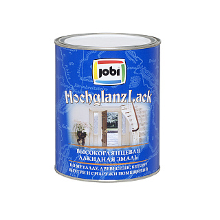 Алкидная эмаль JOBI HochglanzLack Белая (База А) 0.9 л купить