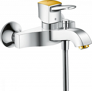 Смеситель HANSGROHE Metropol Classic 31340090 для ванны с коротким изливом хром/золото купить