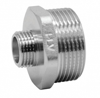 Ниппель переходной 1 1/2*1 1/4", резьба наружная,  HLV 110580.N.13 купить