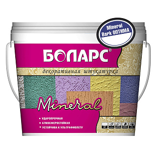 Штукатурка декоративная Боларс Mineral Bark ОПТИМА белый 25 кг купить