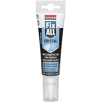 Клей-Герметик FIX ALL CRYSTAL прозрачный Soudal 134138 (0.125л)
