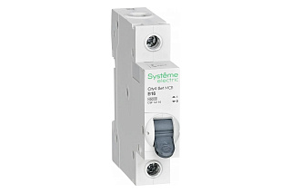Выключатель автоматический City9 B 1П 16А 4.5кА C9F14116 Systeme Electric 3074120 купить