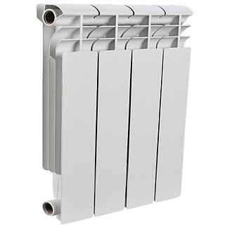 Радиатор алюминиевый Rommer Profi 350 4 секции RAL9016 86620 купить