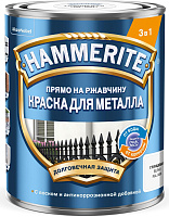Краска для металла прямо на ржавчину Hammerite гладкая RAL9003 белый Hammerite 5811177 (2л)
