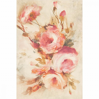 Панно Coraline Rose из 3 плиток 60*90 см, Ceramika Paradyz купить