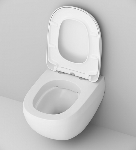 Унитаз подвесной AM.PM Sensation FlashClean C301700WH с сиденьем C307851WH с микролифтом белый глянец купить