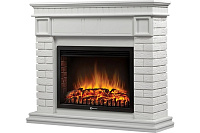 Портал для очага Firelight Bricks 25 эмаль/камень белый
