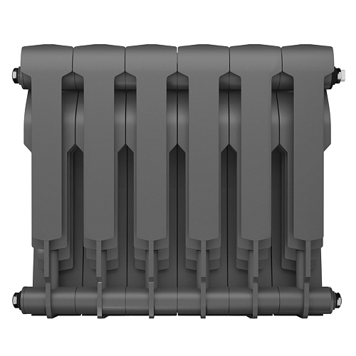 Радиатор биметаллический BiLiner 350мм 6 секций Silver Satin Royal Thermo RTBSS35006 купить