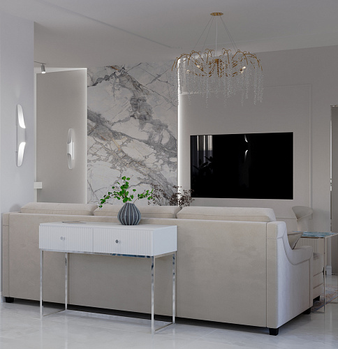 Панель из КМ B connect Cantana gloss carbon 1100*2800*8 купить