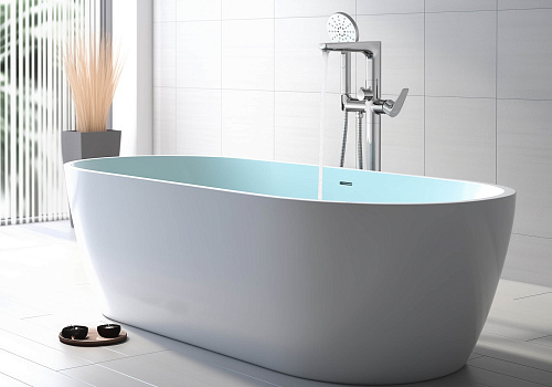 Смеситель БЕТТА  для ванны напольный Aquatek AQ1145CR купить