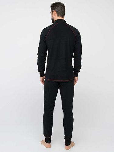 Термобелье Thermoline ZIP ткань Флис цвет Черный р.48-50/170-176 HUNTSMAN купить
