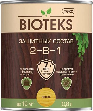 Состав защитный 2-в-1 BIOTEKS бесцветная база EP ТЕКС. купить