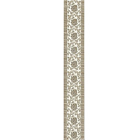Бордюр настенный Белла, 6*39.8см, цвет серый LB-CERAMICS 1503-0041