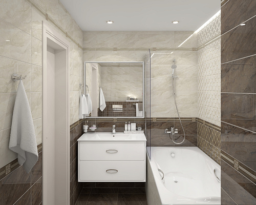 Декор Royal белый 20*60см Laparet купить