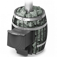 Печь банная САЯНЫ Мини Inox ДА 4-9м3 дверка антрацит, TMF 29100