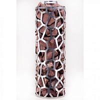 Сетка-каменка №1 (Саванна) нержавеющая сталь 1.5мм AISI430 d250*h500мм, Сталь Мастер