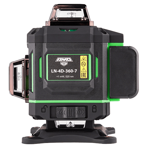 Лазерный нивелир AMO LN 4D-360-7 (зеленый) до 25м ±0.28мм/м 2гор/2верт (856150) купить