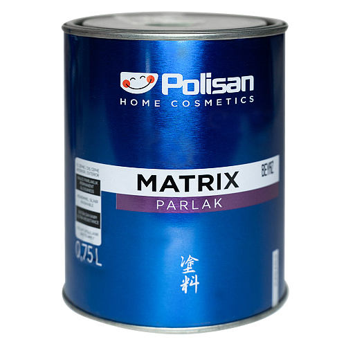 Эмаль универсальная алкидная MATRIX PARLAK глянцевая белая Polisan 45400010600  0.75л купить