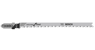 Пилка для лобзика Bosch T308BO ( 5шт)Extraclean for Wood 5-50мм дерево, фанера (2608663868) купить