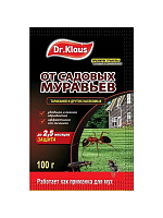 Гранулы от МУРАВЬЕВ и других насекомых тараканов,мух саше 100г Dr.Klaus DK06320081